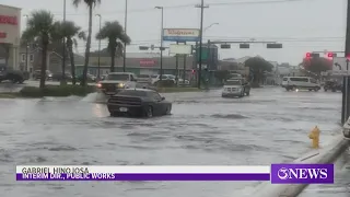 Clogged storm drains resulted in flooding on Airline Road Sunday, City officials say