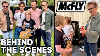 Behind the Scenes with McFly & Harry Churchill at Vivary Park (28th August 2023) #mcfly #bgt