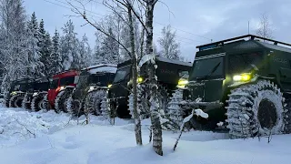 Вездеход Тайфун - встреча владельцев Камчатка, Иркутск, Санкт Петербург, Выборг..