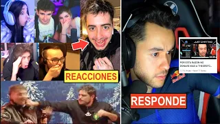 Las REACCIONES De STREAMERS A GOLPE͟ De Dario A Orslok | Grefg RESPONDE a FAN Que Se MOLESTO con EL!