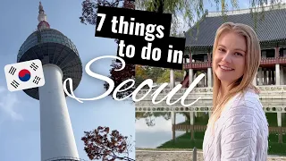 7 Things to do in Seoul, South Korea 🇰🇷 (한국어 자막)