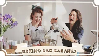 Low FODMAP Banana Muffins // Baking Bad with Jessie and Claud [CC]