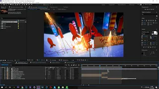 After Effects Начальная заставка на новый год