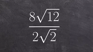 How to rationalize the denominator with a radical