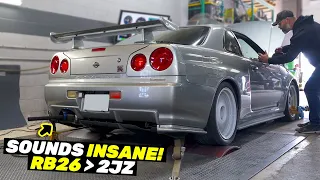 R34 Skyline GTR Dyno Results & Driving Impressions - Better Than Expected!