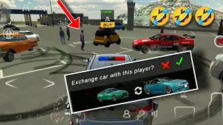 funny🤣roleplay  i trade my bmw m4 & funny moments happen car parking multiplayer #12 trending