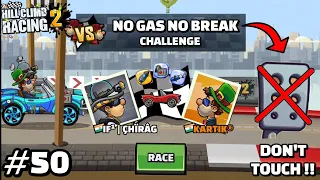 😬NO GAS NO BREAK CHALLENGE IN FEATURE CHALLENGES - Hill Climb Racing 2