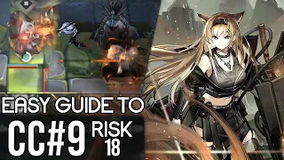 CC#9 Deepness Permanent Map Risk 18 Easy Guide (Horn Core) | Sal Viento Karst | Arknights