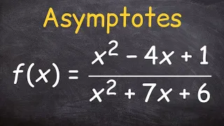 Finding the asymptotes