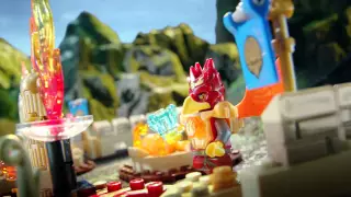 LEGO® CHIMA™ - Flying Phoenix Fire Temple vs. Maula’s Ice Mammoth Stomper