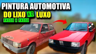 APRENDA COMO PINTAR UM CARRO COMPLETO em CASA - PASSO A PASSO!!