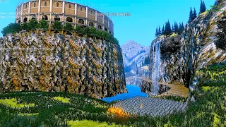 500 Soul Tyrants Vs Troll Warriors on Waterfall - Ultimate Epic Battle Simulator UEBS