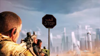 STOP sign at the beginning of Spec Ops The Line