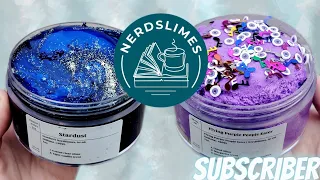 Nerd Slimes Review! (Subscriber's Slime Shop)