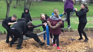 Balancing in a seesaw