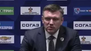 ХК "СОЧИ" – "Барыс". Пресс-конференция тренеров