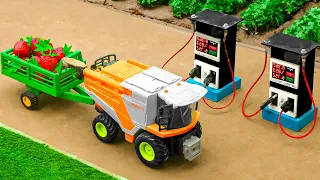 Diy tractor making mini diesel engine petrol pump science project | Special science project