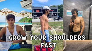 How I Grew My Shoulders…. FAST