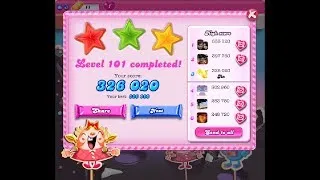 Candy Crush Saga Level 101 ★★★ NO BOOSTER