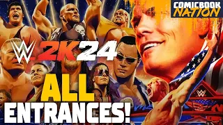 ALL WWE 2K24 Entrances!