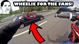 WHEELIE for a FAN!!! Civic Guy goes CRAZY