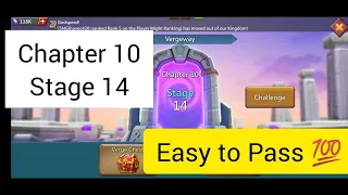 Vergeway Chapter 10 Stage 14 | Lords Mobile
