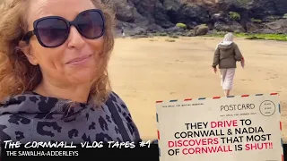 THE CORNWALL VLOG TAPES #1 They DRIVE to Cornwall & Nadia DISCOVERS That Most of CORNWALL is SHUT!!