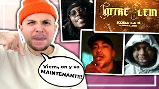 KOBA ✘ MAES ✘ ZED - COFFRE PLEIN | REFRAIN ACCROCHEUR! | 1ÈRE ÉCOUTE | REACTION (2020)