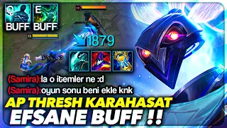 YETENEK GÜCÜ THRESH BUFF ALDI !! KARAHASATLI FULL AP !! 1 Q = CAN YAKIYOR !!  | Ogün Demirci