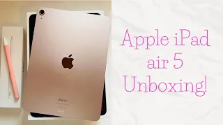 iPad Air 5 | Unboxing & Set up