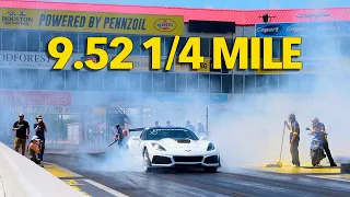 9.52 @ 144 MPH 2019 ZR1 Corvette 1/4 Mile World Record