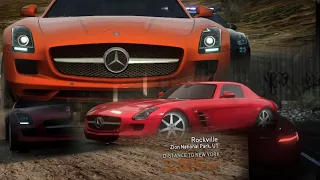 The Mercedes SLS AMG was not meant for this..| NFS The Run | Extreme Difficulty | Valley Of Fire