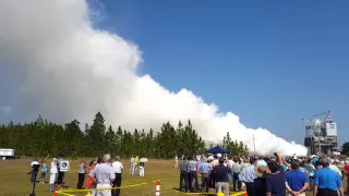 NASA SLS Main Engine Test Fire