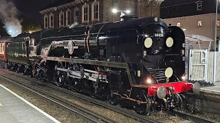 35028 Clan Line doing its Test Run around Greater London & South Western Mainline - 19/04/24