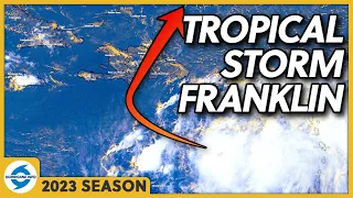 Tropical Storm Franklin. Dominican Republic and Haiti on Alert. Floods and Landslides.