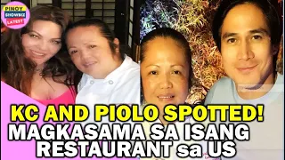 CONFIRM! KC CONCEPCION and PIOLO PASCUAL SPOTTED SA ISANG RESTAURANT SA CALIFORNIA! SIGN BA ITO?