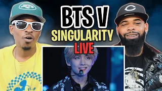 AMERICAN RAPPER REACTS TO -BTS V - Singularity [Live Video] at Love Yourself World Tour in Tokyo