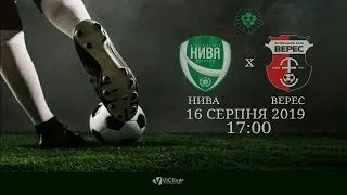 "Нива" (Вінниця) vs "Верес" (Рівне). 2 Ліга 19/20. 4 тур. LIVE - НАЖИВО