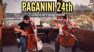 Paganini 24 caprice on 2 cellos!! Ferrández & Soltani ´s  Short version .