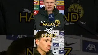 Haaland vs Nunez #comparison