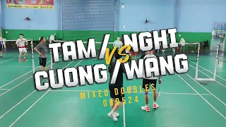 Mixed Doubles 080524 - Tâm/Nghi VS Cường/Wang