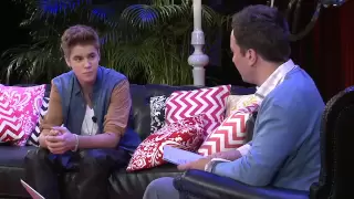 Justin Bieber's Youtube Interview with Jimmy Fallon - 21 June 2012 (HD) Full