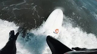 What Beginner Surfing is Really Like | GoPro POV at Westport Washington