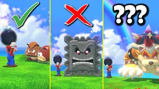 Which Mario enemies can Bombs defeat? (Super Mario 3D World Custom Mods)