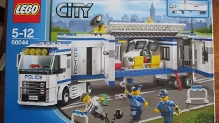 Lego City "Mobile Police Unit" Set 60044 Speed Build