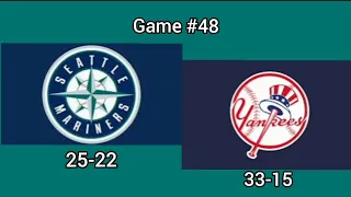 Seattle Mariners at NY Yankees #seattlemariners #mariners #tridentsup #mlb #highlights #trending