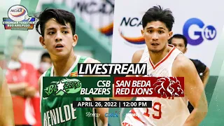 NCAA Season 97: CSB Blazers vs. San Beda Red Lions (Men's Basketball) | LIVESTREAM