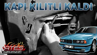 KAPIDA KALDIK | SÜRÜCÜ KAPISI TAMİRİ | BMW E34 5.20i