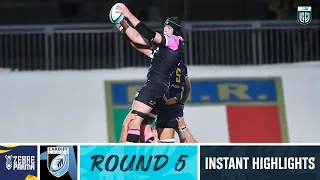 Zebre Parma v Cardiff Rugby | Instant Highlights | Round 5 | URC 2023/24
