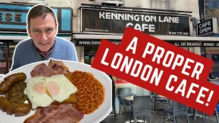 Reviewing a FULL ENGLISH BREAKFAST in a TOP LONDON CAFE!